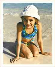 Child at the beach