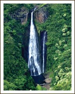 Hawaii waterfall